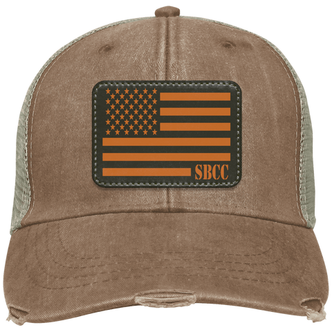 SBCC Flag Distressed hat