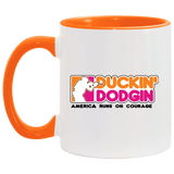 Duckin' Dodgin 11oz Accent Mug