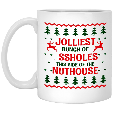 Jolliest Bunch 11oz White Mug