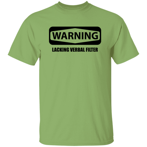 Warning Verbal Filter 5.3 oz. T-Shirt