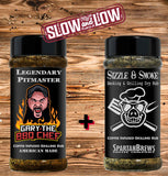 Gary's 2 for The BBQ - Legendary Pitmaster & Sizzle & Smoke Rub's