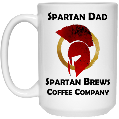 Spartan Dad 15 oz. White Mug